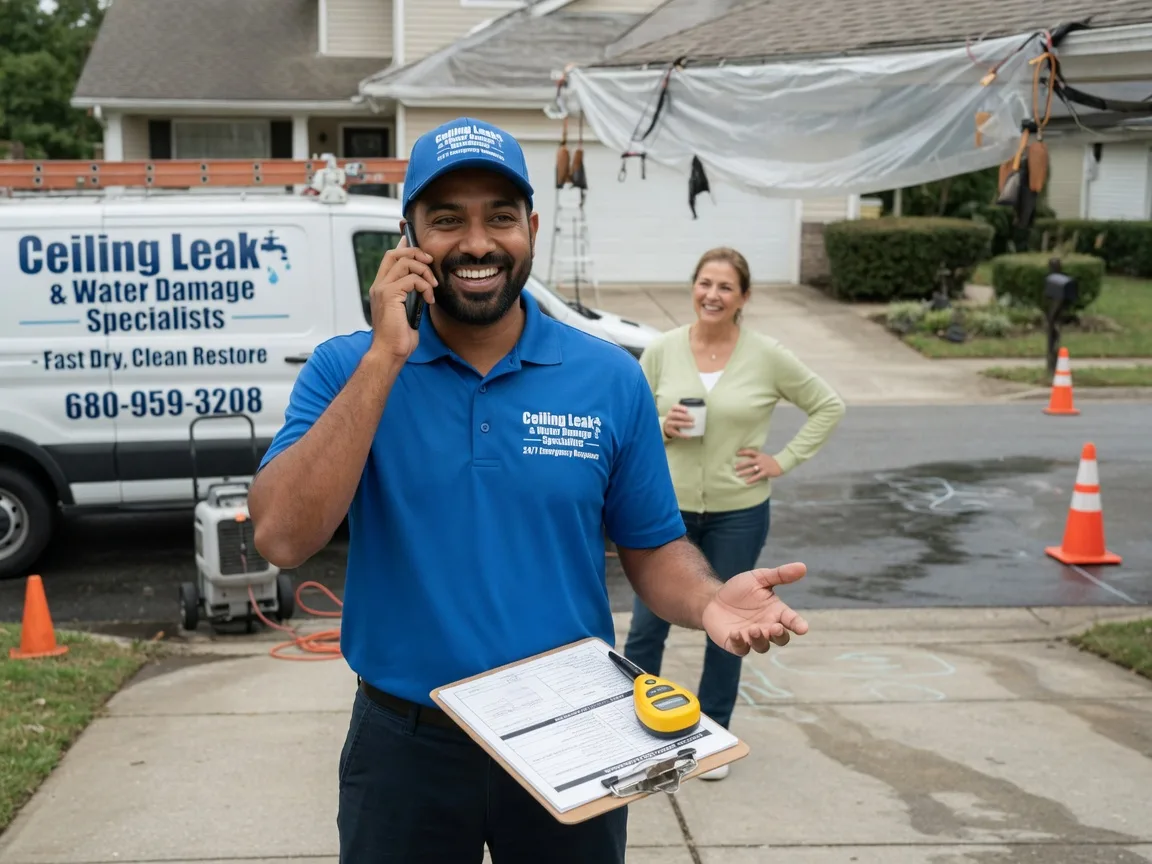 Ceiling Leak Cleanup Justiceburg, TX FAQs